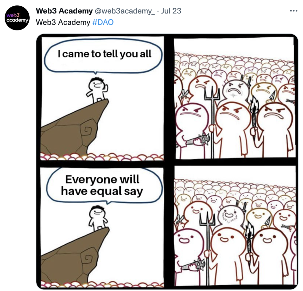 Web3 Academy Tweet